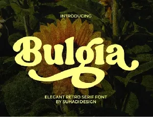 Bulgia font