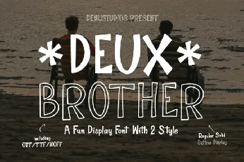 Deux Brother font