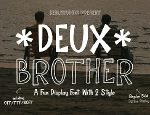 Deux Brother font