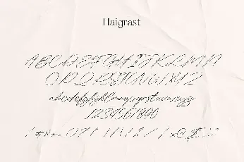 Haigrast font