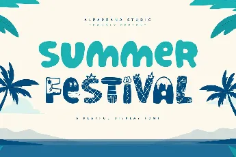 Summer Festival font