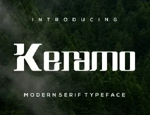 Keramo font