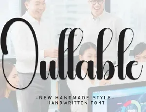 Outtable Script font