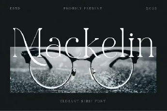 Mackelin font