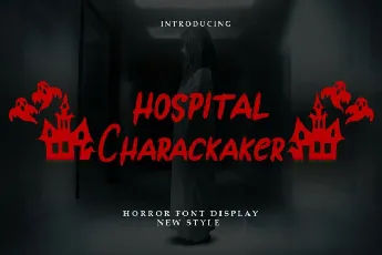 Hospital Charackaker Display font