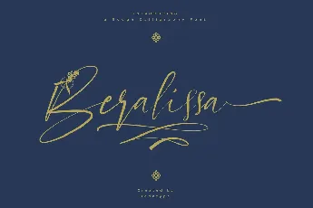 Beralissa font