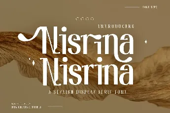 Nisrina Personal Use font