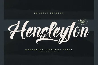 Hensleyton font