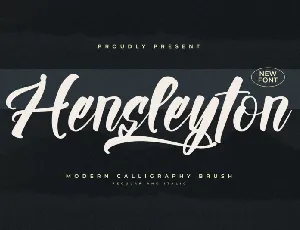 Hensleyton font