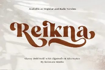 Reikna font