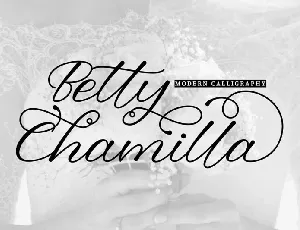 Betty Chamilla font