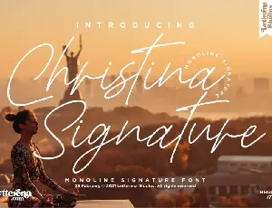 Christina Signature Script font