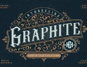 Graphite Blackletter font