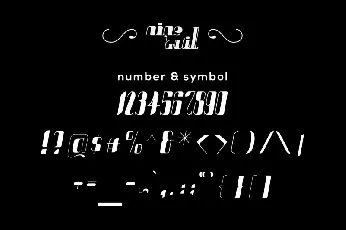 NineTails Typeface font