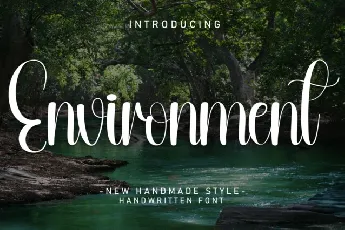 Environment Script font