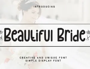 Beautiful Bride Display font