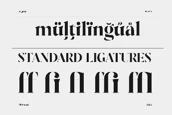 Lustrio font