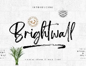 Brightwall font