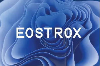 Eostrox font