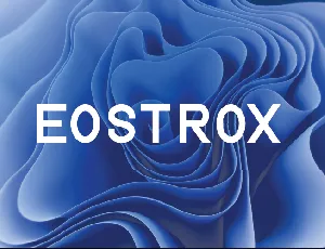 Eostrox font