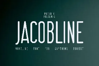 Jacobline font