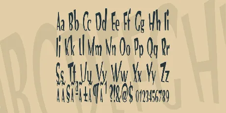 VTC Optika font