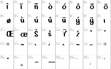 Locktail font