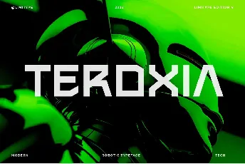 Teroxia font