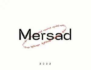 Mersad font