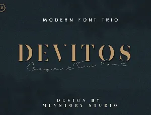 Devitos Modern & Elegant Serif font