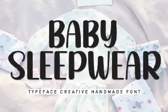 Baby Sleepwear Script font