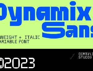 Dx Dynamix font