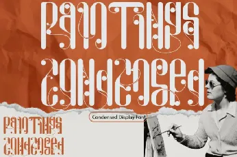 Paintings Condensed font