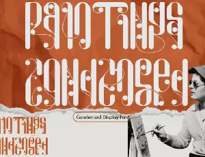 Paintings Condensed font