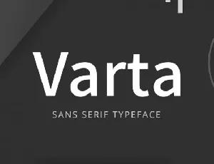 Varta Sans Serif Family font