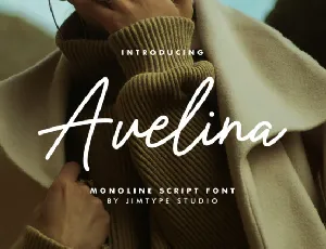 Avelina font