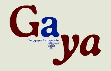 Gaya font