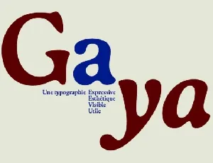 Gaya font