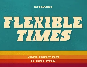 Flexible Times Demo font