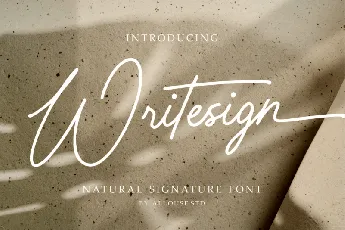 Writesign font