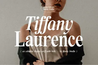 Tiffany Laurence font