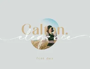 Calton Elegance Duo font