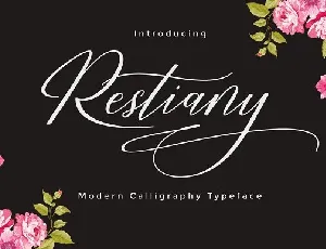 Restiany Script font