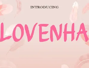 Lovenha font