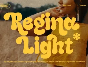 Regina Light font