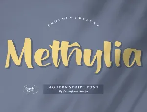 Methylia font
