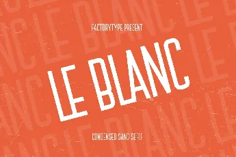 Le Blanc font