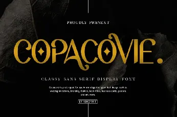 Copacovie font