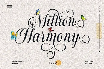 Million Harmony font