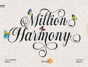 Million Harmony font